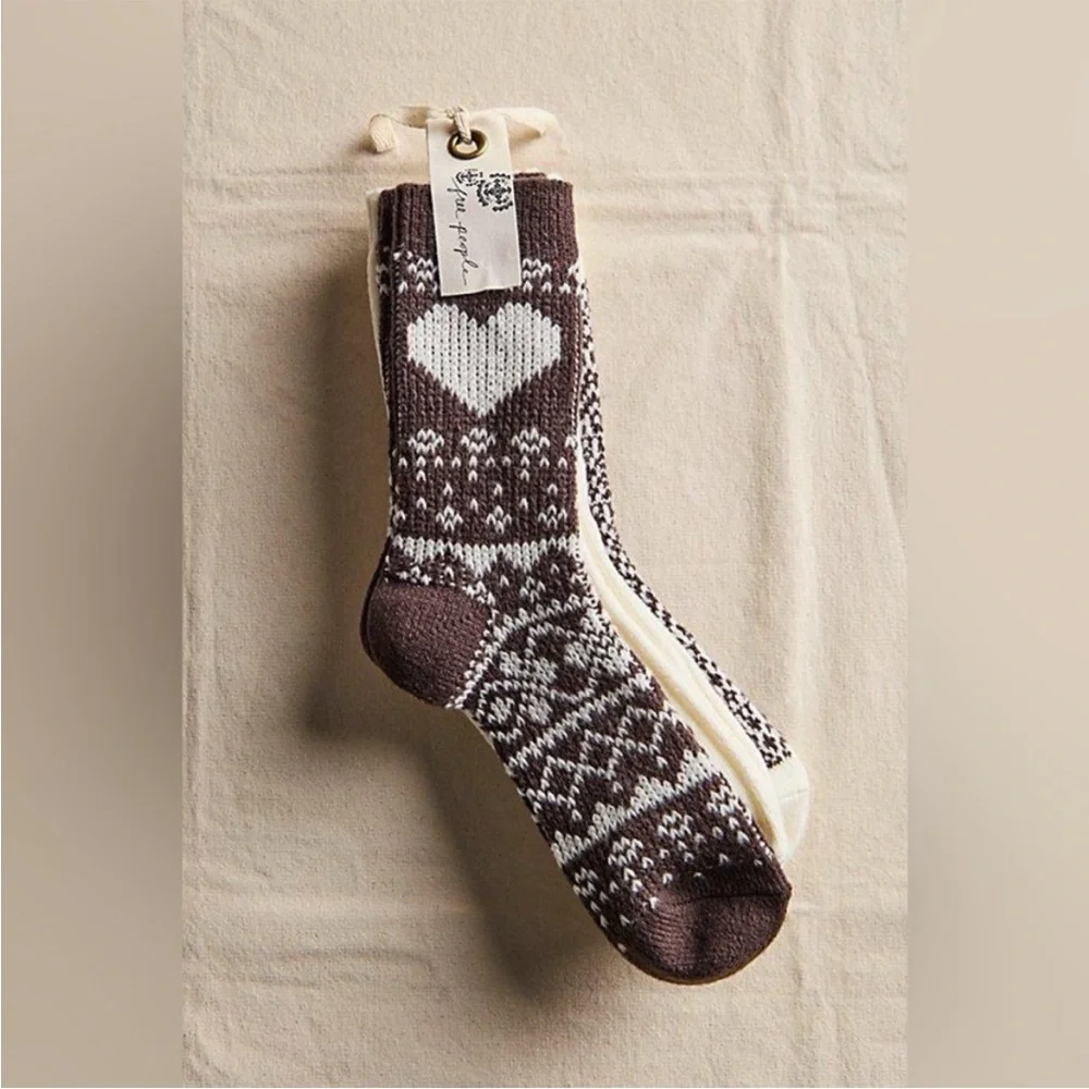 Free People Nordic Bundle 3 Pack New with Tags Brown